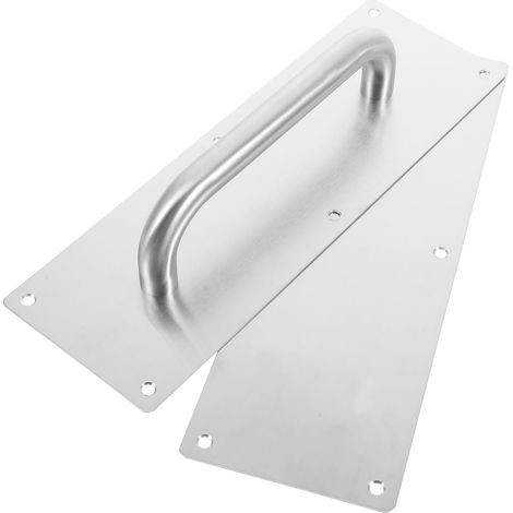 de 2 poignées coulissantes en acier inoxydable pour portes (1/5)