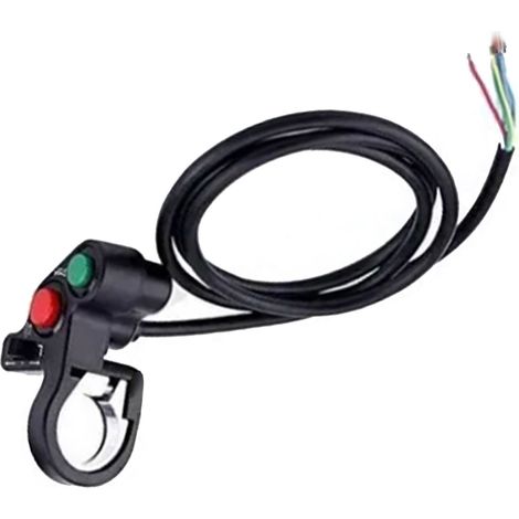 Commandes de guidon étanches et colorées pour motos et VTT, toucher agréable. (1/5)