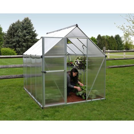 Canopia Mythos Doppio Strato Serra Da Giardino in Policarbonato 247X185X208 cm Argento