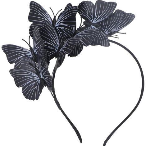 Black Flower Crown Headband, Bridal Hair Accessory (1/5)