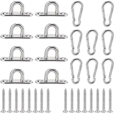 Crochet de suspension - inox - pour accessoires de maison (1/5)