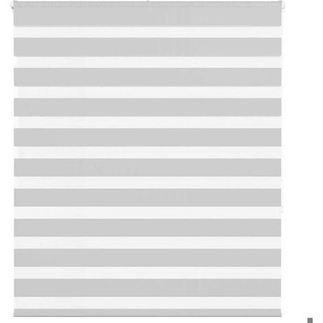 4014447 Store zèbre gris clair largeur du tissu 115,9 cm polyester (1/5)