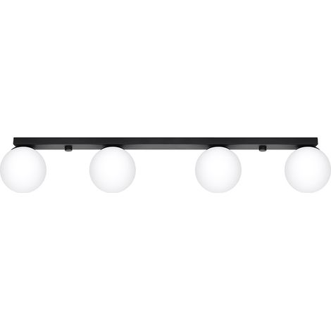 Plafoniera Clearwater 4 G9 nera Lumilo 11.219.54 (1/5)