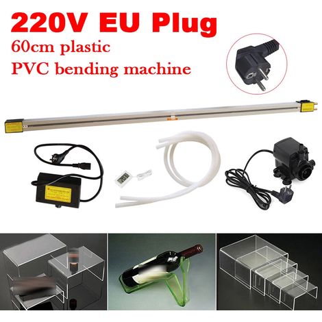 24"(600mm) Kunststoff-Acryl-Biegemaschine Acryl-Kunststoff-Streifenbieger, Leuchtkasten PVC-Biegemaschine Heizungsbieger 1-6 mm Dicke 10-60cm zum Einstellen von Winkel und Länge