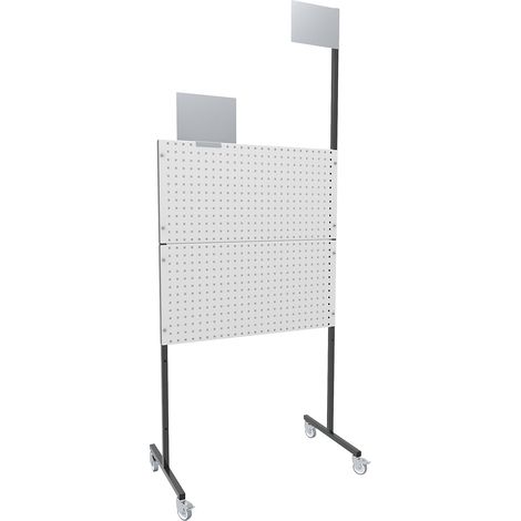 eurokraft pro, Panneau d'organisation, mobile, 2 tôles (1/4)