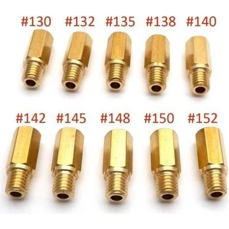 Convient aux injecteurs principaux des carburateurs Keihin OKO KOSO PE et PWK FCR (10 pièces par paquet)
