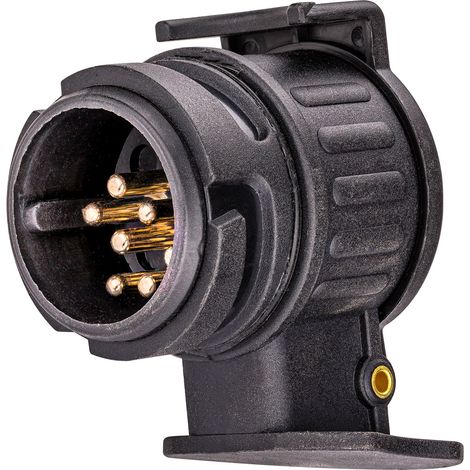 PKW Anhänger Anhängerzubehör Adapter kurz Miniadapter 13 auf 7 polig 50 mm (1/4)