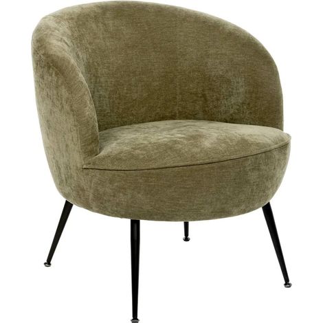 Fauteuil Design "Tildae" 71cm Vert Cèdre (1/3)