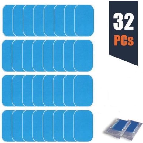 EMS Gel Pad, Feuille de Gel de Rechange de Formateur de boursouflure d\'EMS, 32 Feuille de Gel de Gel (1/4)
