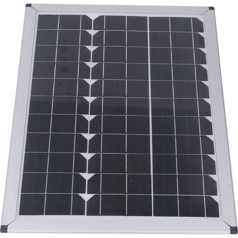 Pompe à eau solaire 20W avec panneau photovoltaïque, fontaine submersible 12V débit 800L/H élévation 5m pour jardin et bassin (1/5)