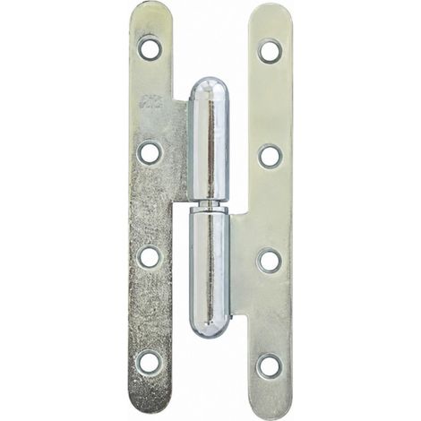 Cerniera Paris tonda 95x45 sinistra in zinco