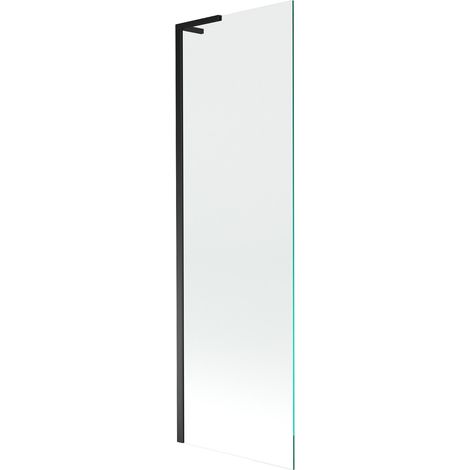 Mexen Next L Wannabtrennung 1-flügelig 60 x 150 cm, transparent, schwarz - 895-060-000-03-00-70 (1/5)