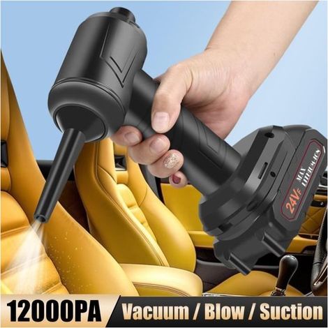 300W-Aspirateur professionnel-12000 Pa-aspirateur voiture puissant Portabl-Aspirateur à Main sans Fil-EU (1/4)
