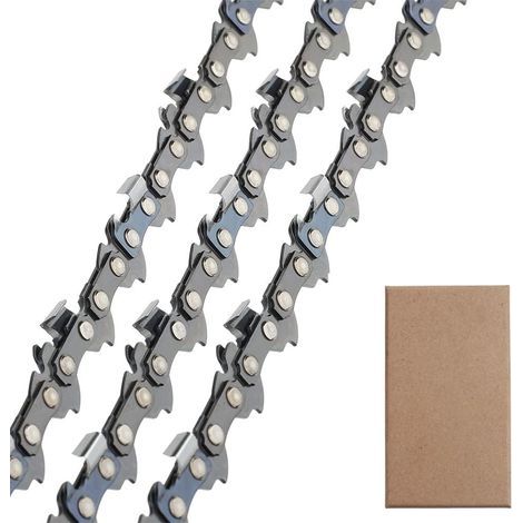 chaînes de tronçonneuse MS170, 35 cm, pas de 3/8", LP, 50 maillons d'entraînement, 1,1 mm, anti-rebond, compatibles avec Stihl - Guide-chaîne RWGuide. (1/5)