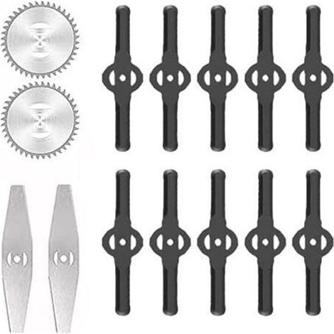Accessoires pour tondeuses à gazon Lames de désherbeur électrique Lames de scie Manche télescopique léger pour la coupe du gazon, l'entretien de l'allée et du jardin (1/5)