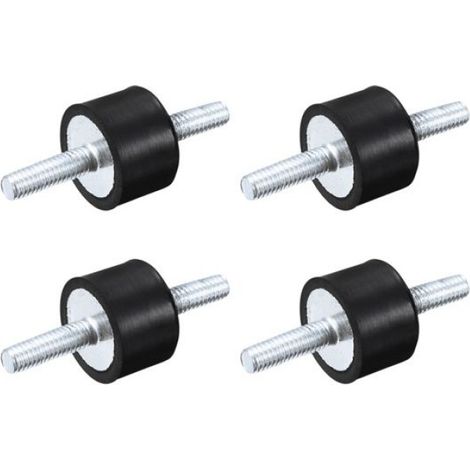 Amortisseur silentbloc 4Pcs M5x15mm D15mmxH10mm Mâle Support Caoutchouc Amortisseur Vibration Isolateur Choc Absorbeur (1/5)
