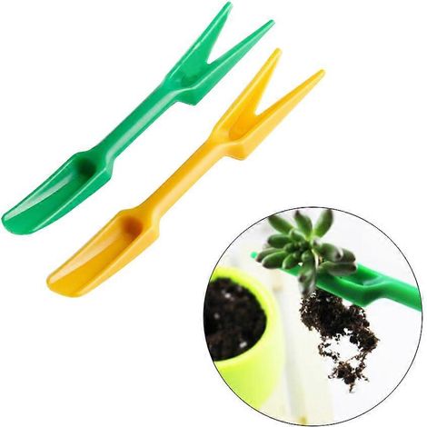 Kit d'outils de transplantation pour plantes succulentes en plastique (2 pièces) pour le semis et le jardinage (1/5)