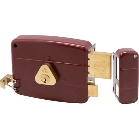 Cerradura fija Cisa C.Fisso 50121/60/D/N6 lado derecho 12 V – desconexión de resorte 60 mm, clase 6