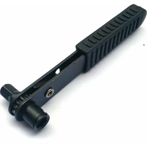 1/4 pouce Mini Tournevis à anneau élastique (noir) Clé à cliquet pour garage Outils à main 1/4 mini bouton à cliquet, clé (1/5)