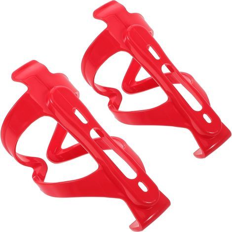 2 Pièces Porte Bouteille et Support sans Perçage pour Gourde Compatible VTT et Route Installation Rapide Lot de Rouge (1/5)