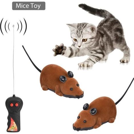 Jouet électronique - VGEBY - Souris télécommandée - Marron - 2 modes - Contrôle jusqu\'à 7,5 m-Ywey (1/3)