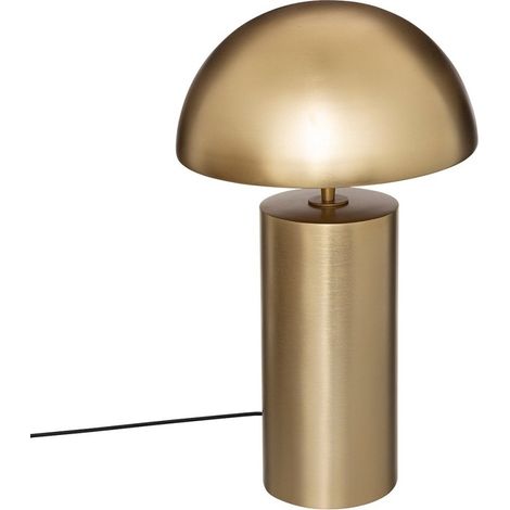 Lampe cylindrique champi dorée H50 (1/5)