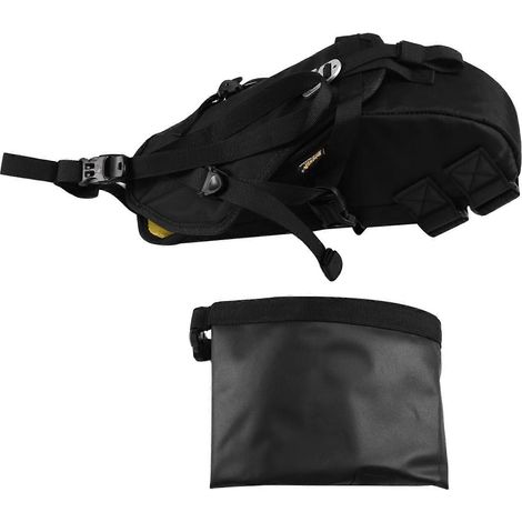 Verbesserte Rhinowalk-Hecktasche, 14 l wasserdichte Satteltasche, Gepäck für lange Touren, schwarz (1/5)