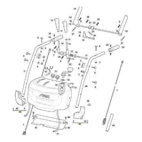ORIGINAL STIGA DASHBOARD MIT LED – 118821104/0