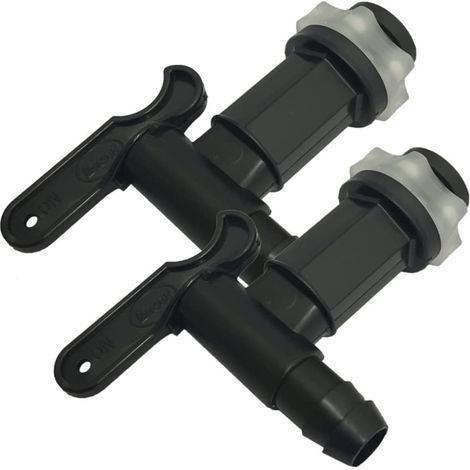 Bulk Hardware BH00133 Rubinetto per Barile di Raccolta Dell’Acqua, Set di 2 Pezzi (1/4)
