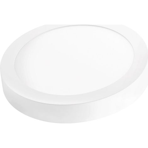 Downlight LED matel tondo superficie bianca 18w chip samsung luce fredda