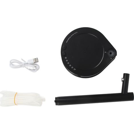 Automatische, kabellose Wasserpumpe, tragbarer Wasserspender für Flaschen, ideal für Küche, Büro und Zuhause, Farbe: Schwarz (1/5)