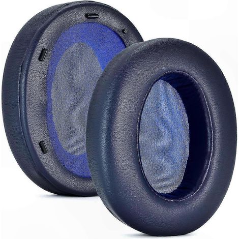 Ersatz-Ohrpolster für Over-Ear-Kopfhörer, weiches Schaumstoffset, verbesserter Tragekomfort, blaue Farbe, gepolsterte Ohrmuscheln (1/5)