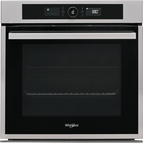 Four encastrable pyrolyse chaleur pulsée - WHIRLPOOL - OAKZ97961SPIX - Monobouton 6e sens - Rails - inox - 73 L