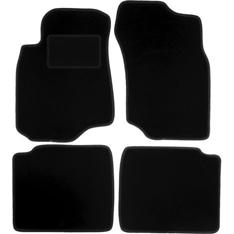 Tapis en velours noir pour : Mitsubishi Lancer VII break, berline (2003-2008) (1/5)