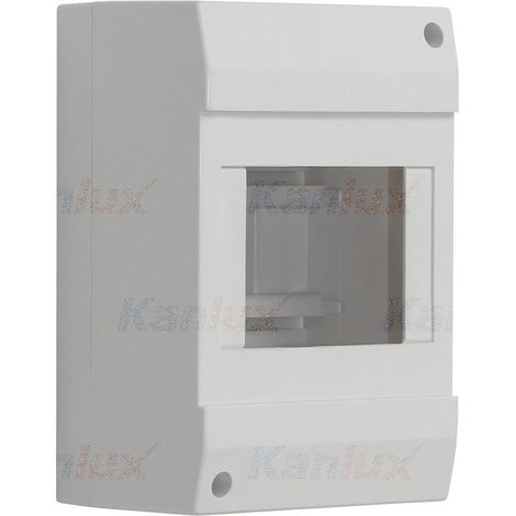 QUADRO DI DISTRIBUZIONE SERIE DB DB104W 1X4P/SM - KANLUX (1/2)