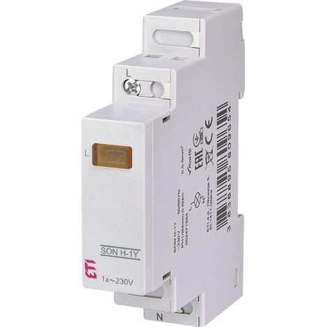 Indicador de presencia de tensión - lámpara (1 x LED amarillo) SON H-1Y