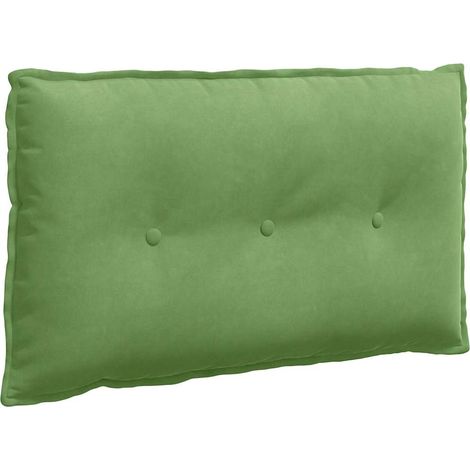 vidaXL Back Pillow Light Green 80 x 50 cm Corduroy Fabric