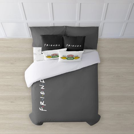 Housse de Couette avec Boutons 100% Coton Modèle Marengo Lit de 90 (155 x 220 cm) - Housse de Couette légère et Confortable (1/5)