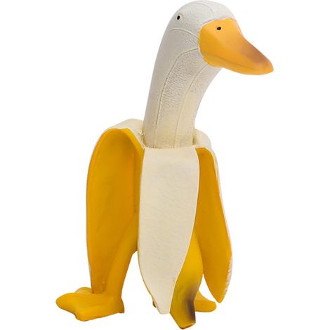 Niedliche, originelle Deko-Bananenente, gelbe Bananenente aus Kunstharz, Dekoration für Zuhause oder Büro (1/5)