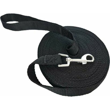UlisemLonge pour Chien 10m Noir, Laisse de Dressage pour Chien, Laisse Longue pour Chien de Petites à Grandes Taille (1/4)