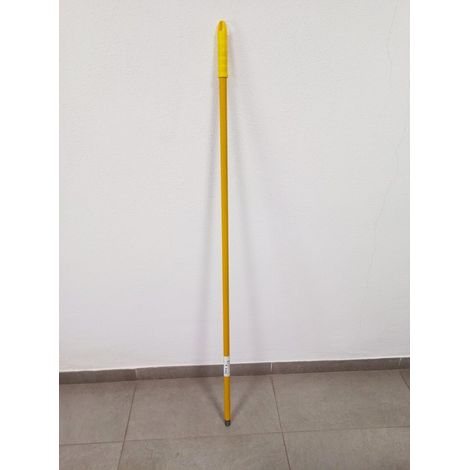 Bastone per Spazzole, Scope o Mop ad Alta Resistenza, 140 cm, Adattabile a Qualsiasi Spazzola, Giallo