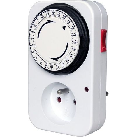 Programmateur Journalier - 15 Min Pas De Programmation - 220 V - 3500 W - Usage Interieur - 1 Piece