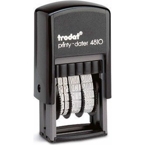 TRODAT Datumstempel trodat® PrintyT 4810 20 x 3,8 mm (B x H) 1 Druckzeile schwarz (1/5)