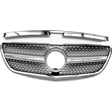 Grille, Design Moderne, Aérodynamique Améliorée, argent (1/2)