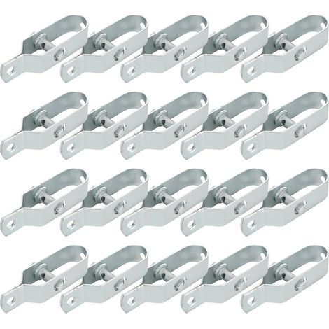 Tendeur de Clôture 100 mm, Tendeur Grillage en Acier Galvanisé, Tendeur de Fil pour Clôture, Jardin, Fil d'acier, Antenne, Corde à Linge