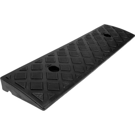 Rampes De Seuil Extérieures - En Plastique Haute Résistance - Pour Voitures Et Vélos - Adaptée Aux Bordures De Chaussée - 1 Pièce