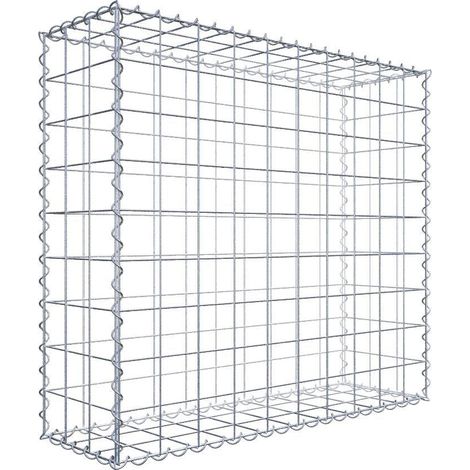 Gabiondeco - Gabion 100 cm x 90 cm x 30 cm (L x H x P). mailles 10 x 10 cm. Spirale - Made in Germany (1/5)