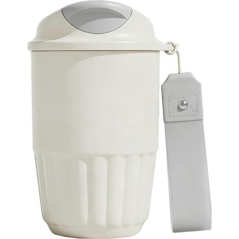 Mug Isotherme 410 ml, Idéale pour le Café ou le Thé, en Acier Inoxydable, Anti-Fuite et avec Fermeture Rapide (1/5)