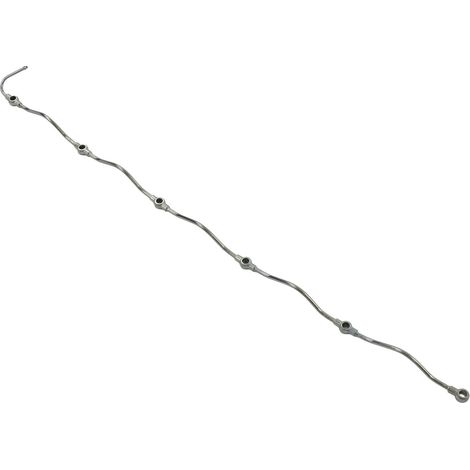 Tuyau de retour d'injecteur en acier inoxydable, flexible professionnel pour moteur D2366 DE12. (1/5)