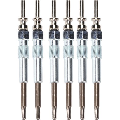 Decdeal 6PCS Diesel Chauffage de chauffage GLOW PLIGS 12237786869 Remplacement pour 3 5 6 7 Série x3 x5 x6 (1/5)